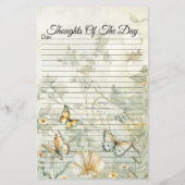 Hütte-Chic Gelb-Tägliche Planierseite (Rückseite)