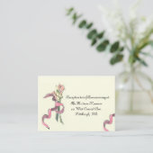 Hütte Chic Hochzeitskarten Begleitkarte (Stehend Vorderseite)
