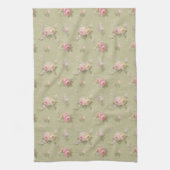 Hütte Chic Rose Geschirrtuch (Vertikal)
