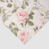 Hütte Chic Rose Serie Design 1 Seidenpapier (Ausschnitt)