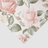 Hütte Chic Rose Serie Design 4 Seidenpapier (Ausschnitt)