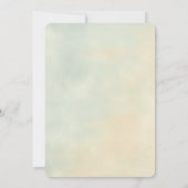 Hütte Chic Vintag Rose Brautparty Einladung (Rückseite)