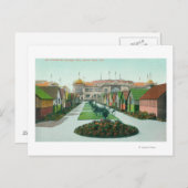 Hütte City Avenue View Santa Cruz, CA Postkarte (Vorne/Hinten)