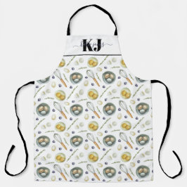 Hütte Core Baking Muster | Monogramm-Schürze Schürze
