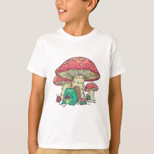 Hütte Core Frog Knitter unter Pilz T-Shirt