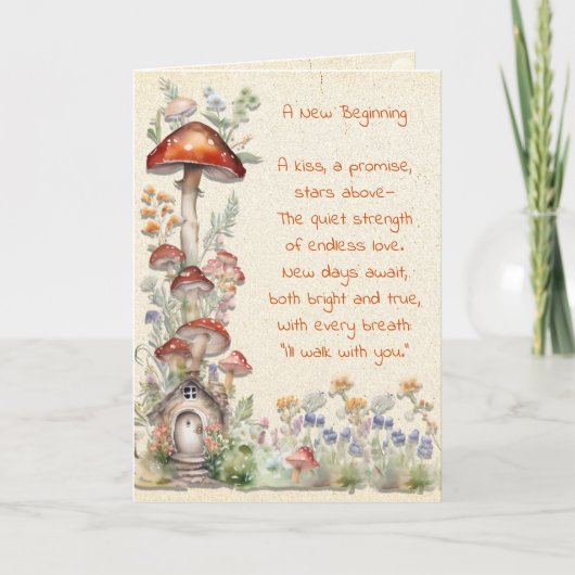 Hütte Core Glückwunschs auf Ihrer Ehe Personalisie Karte (Vorderseite)