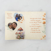 Hütte Core Glückwunschs auf Ihrer Ehe Personalisie Karte (Innenseite)