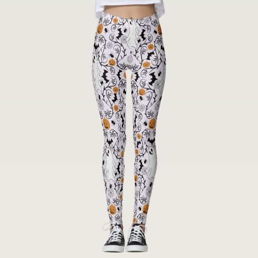Hütte Core Halloween Leggings (Vorderseite)