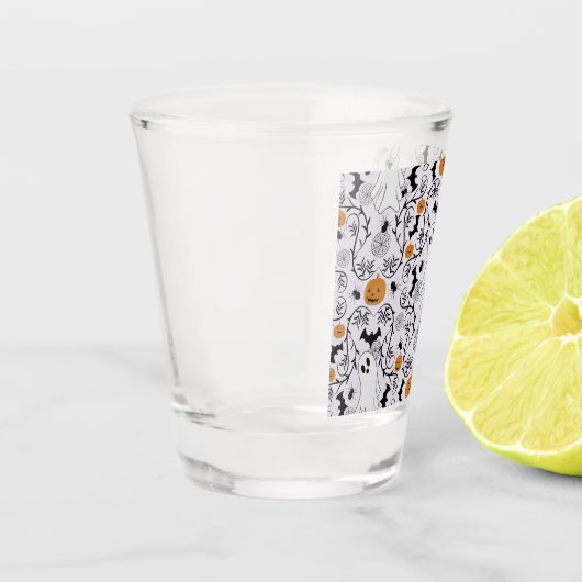 Hütte Core Halloween Schnapsglas (Links)