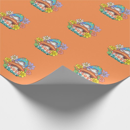 Hütte Core I Liebe Froschräume Geschenkpapier (Ecke)