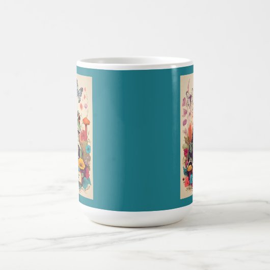 Hütte Core Niedlich Frosch und Pilz Kaffeetasse (Mittel)