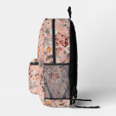 Hütte Core Rosa Personalisierter floraler Rucksack (Rechts)