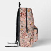 Hütte Core Rosa Personalisierter floraler Rucksack (Links)