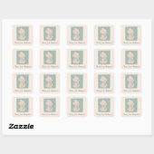 Hütte Core Teddy Bear Baby Shower Stickers (Blatt)