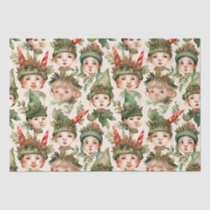 Hütte Core Weihnachtselfen Umschlagpapier Seidenpapier