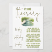 Hütte Crew, bevor ich tue! Wochenend-Junggeselinne Einladung (Rückseite)