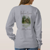 Hütte Crew, bevor ich tue! Wochenend-Junggeselinne Sweatshirt (Rückseite)