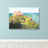 Hütte der Fischer in Varengeville Claude Monet Leinwanddruck (Insitu (Holzboden))