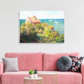 Hütte der Fischer in Varengeville Claude Monet Leinwanddruck (Insitu (Wohnzimmer))
