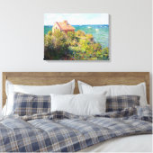 Hütte der Fischer in Varengeville Claude Monet Leinwanddruck (Insitu (Schlafzimmer))