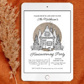 Hütte der Wälder Winterabfall im Party der Haushal Einladung