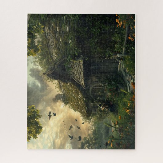 Hütte des Hedge-Assistenten Puzzle (Vertikal)