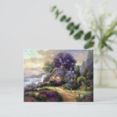 Hütte des Landes Postkarte (Stehend Vorderseite)