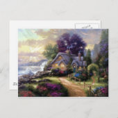 Hütte des Landes Postkarte (Vorne/Hinten)