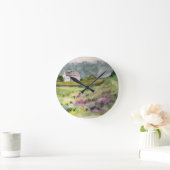 Hütte des Landes Runde Wanduhr (Zuhause)