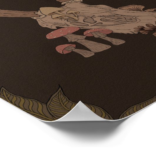 Hütte des Schädelkerns Poster (Ecke)