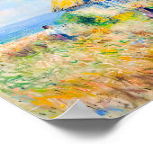 Hütte durch das Sea Impressionist Artwork Poster (Ecke)