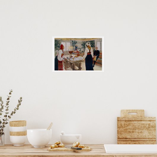 Hütte eines Bergarbeiters aus einer handelsübliche Poster (Küche)