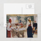 Hütte eines Bergarbeiters aus einer handelsübliche Postkarte (Vorne/Hinten)