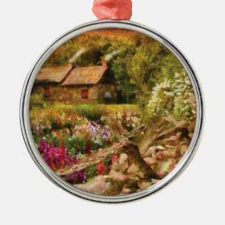 Hütte - Es gibt keinen Ort wie Zuhause Silbernes Ornament