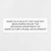 Hütte Etiketten (Design 1)