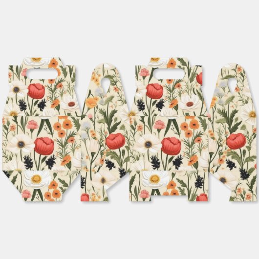 Hütte Farbige Wildblumen # Geschenkschachtel (Ungeklappt)