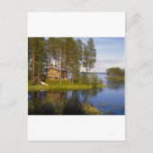 Hütte, Finnland Postkarte (Vorderseite)