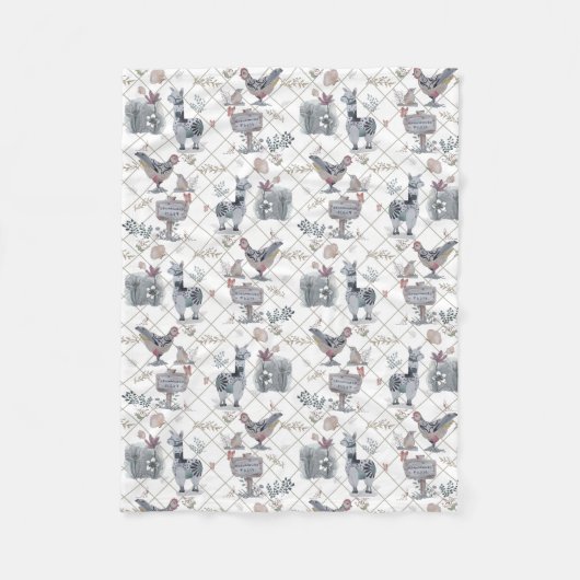 Hütte Fleecedecke (Vorderseite)