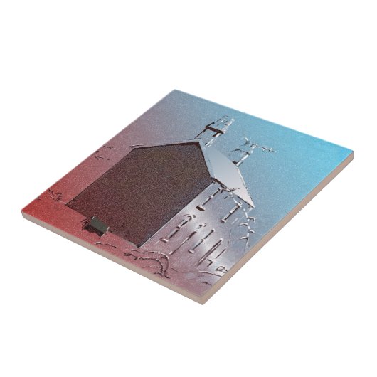 Hütte Fliese (Seite)