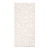 Hütte Floral Baby Duschberatung Game Rack Card Werbekarte (Hinten)