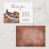 Hütte Forest Beileid Danke Karte (Vorne/Hinten)