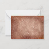 Hütte Forest Beileid Danke Karte (Rückseite)