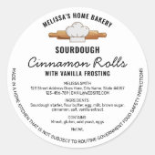 Hütte für Backwaren Runder Aufkleber (Vorderseite)