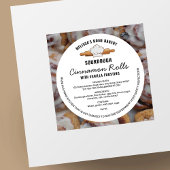 Hütte für Backwaren Runder Aufkleber