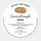 Hütte für Brot und Backwaren Runder Aufkleber (Vorderseite)