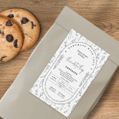 Hütte für einfache hausgemachte Bäckereien Rechteckiger Aufkleber