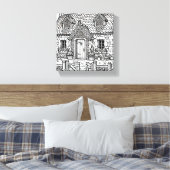 Hütte für Schiefer #10 Leinwanddruck (Insitu (Schlafzimmer))