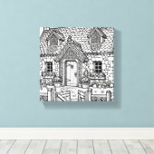 Hütte für Schiefer #10 Leinwanddruck (Insitu (Holzboden))