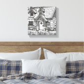 Hütte für Schiefer #22 Leinwanddruck (Insitu (Schlafzimmer))