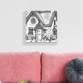 Hütte für Schiefer #30 Leinwanddruck (Insitu (Wohnzimmer))